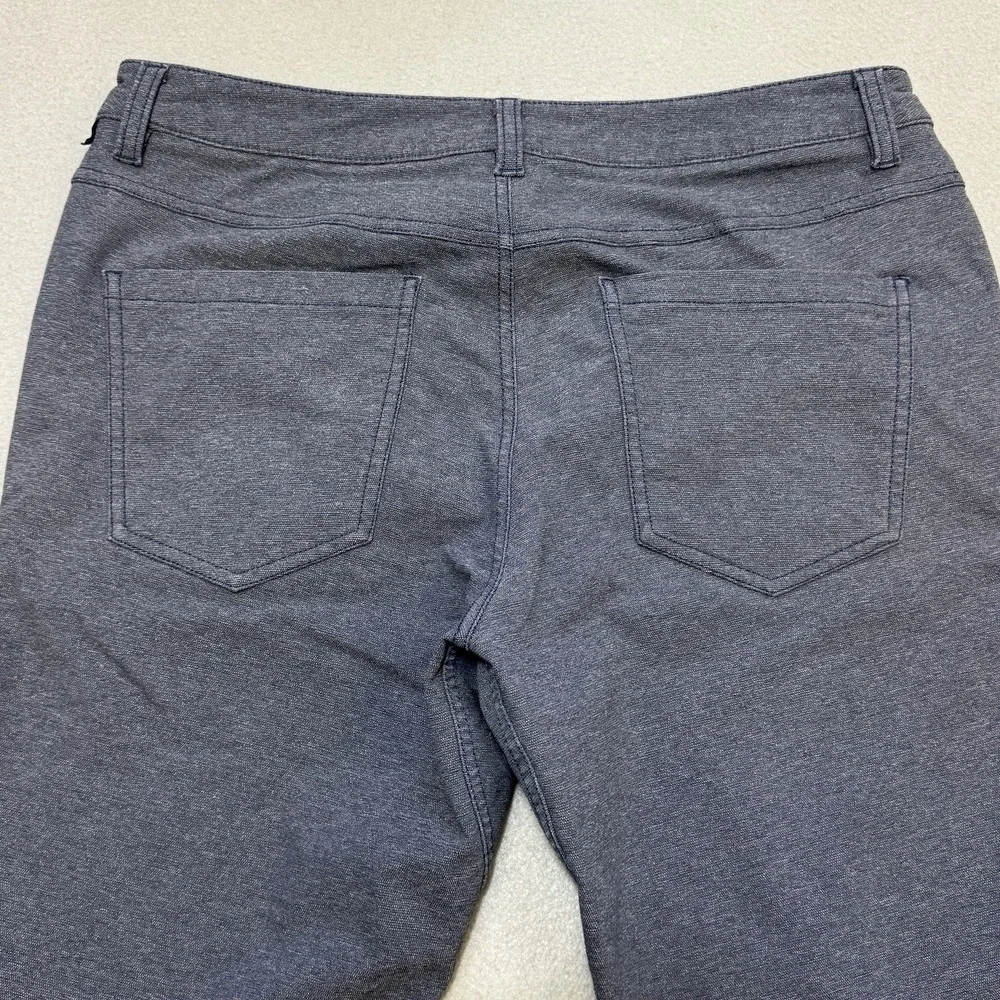 LULULEMON ABC Pant Skinny Tech Canvas Men 33 Blue Stretch 5992S